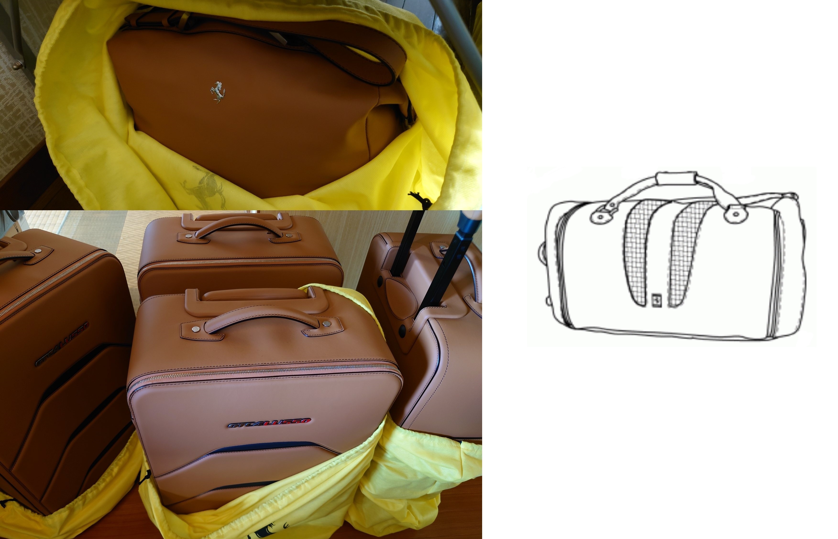 Ferrari430 Scuderia luggage