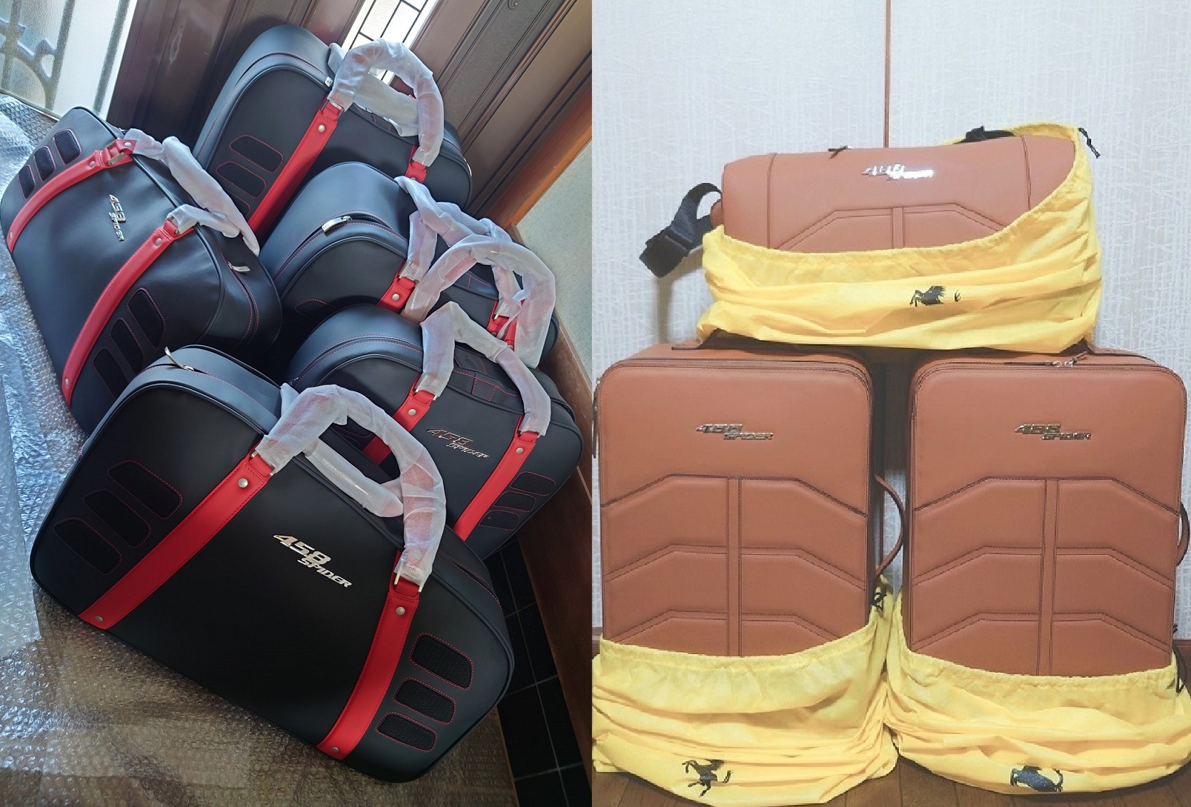 Ferrari 458spider Bag set