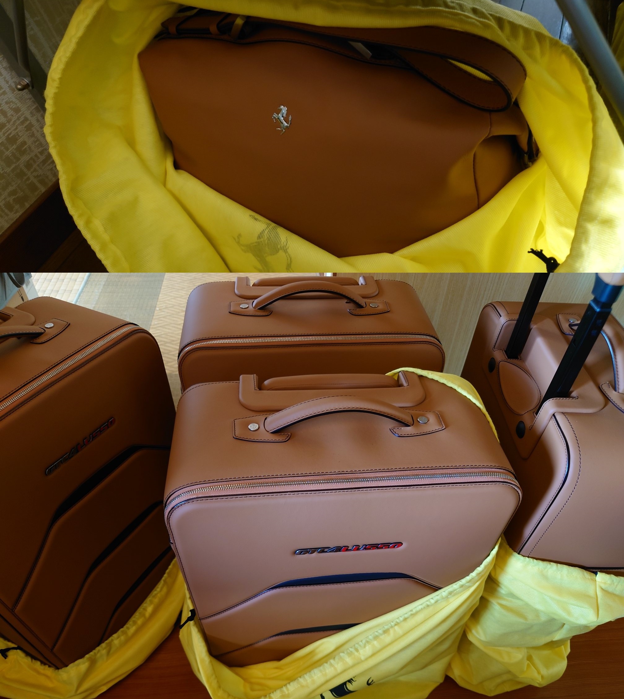 Ferrari gtc4 lusso luggage set