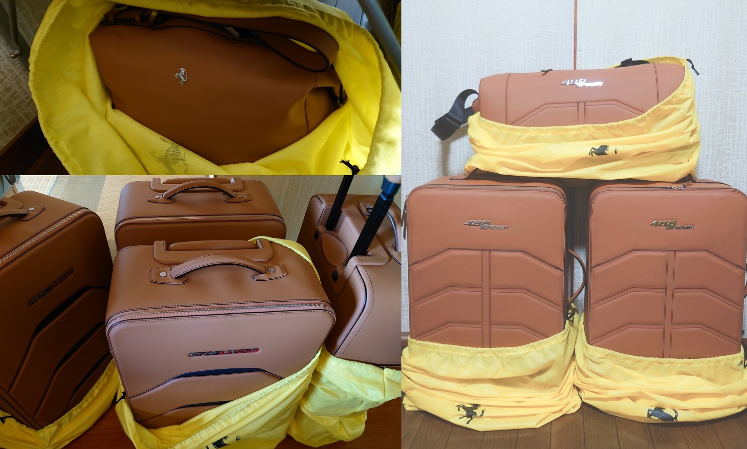 Ferrari gtc4 lusso luggage set